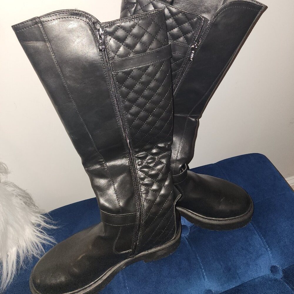 Platform & Quilted Boots size 11